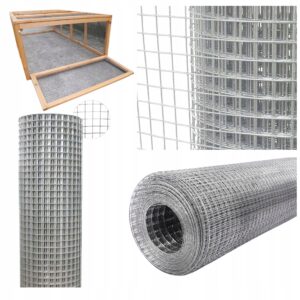 SIATKA HODOWLANA ZGRZEWANA 10 MB OCYNKOWANA DROBNA 9,5x9,5mm ROLKA