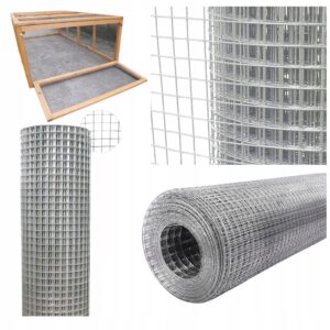 SIATKA HODOWLANA ZGRZEWANA 25 MB OCYNKOWANA STAL 19X19 MM ROLKA
