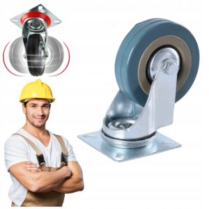 KOŁO OBROTOWE KÓŁKO 50MM SKRĘTNE 50 KG 1 SZT DO WÓZKA JEZDNE