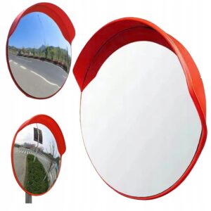 LUSTRO PARKINGOWE DROGOWE MOCOWANE 75 CM WYPUKŁE LUSTERKO MAGAZYNOWE