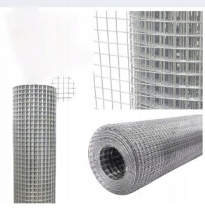 SIATKA HODOWLANA ZGRZEWANA 25 MB OCYNKOWANA STAL 9,5X9,5 MM ROLKA