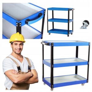 WÓZEK WARSZTATOWY NARZĘDZIOWY SERWISOWY SZAFKA NARZĘDZIOWA STÓŁ TRZYPÓŁKOWY