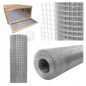 SIATKA HODOWLANA ZGRZEWANA STAL OCYNKOWANA OCYNK 13x0,7MM 25MB