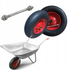 KOŁO DO TACZKI KÓŁKO MOCNE FELGA METALOWA 4.80/4.00-8 400x8