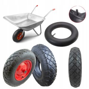 OPONA Z DĘTKĄ DO TACZKI 4.80/4.00-8 WZMOCNIONA 4 PR